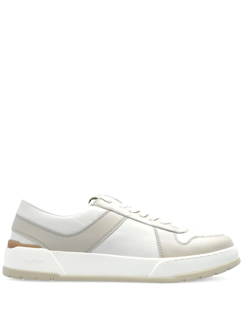 Max Mara Sneakers Chillblock in pelle - Bianco