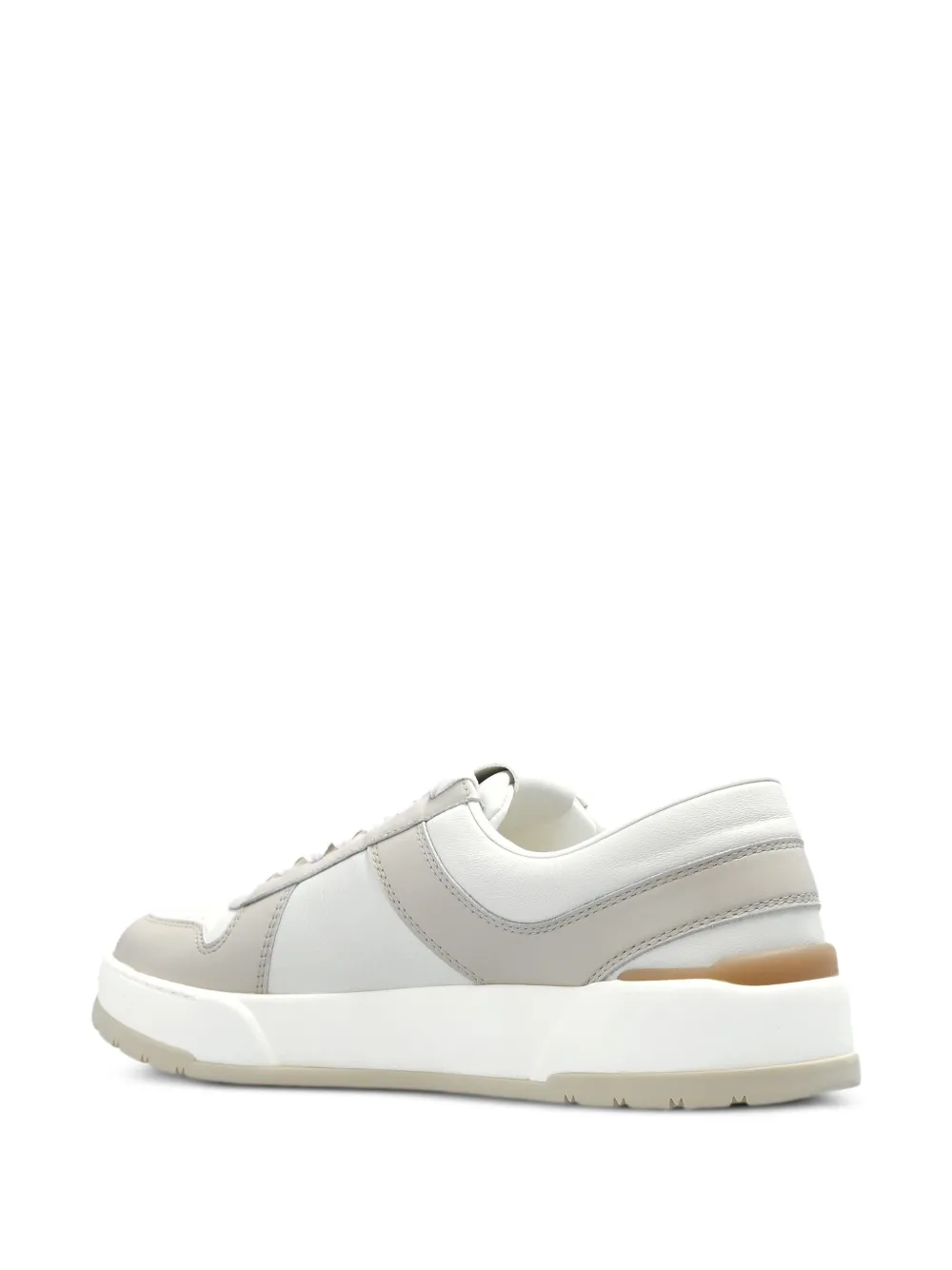 Max Mara Chillblock leren sneakers Wit