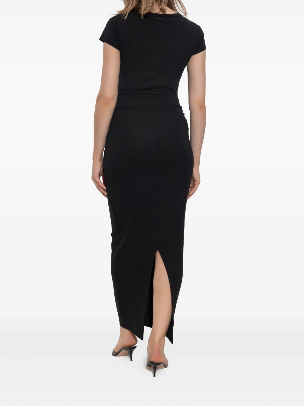 AllSaints Katarina short-sleeve dress Zwart