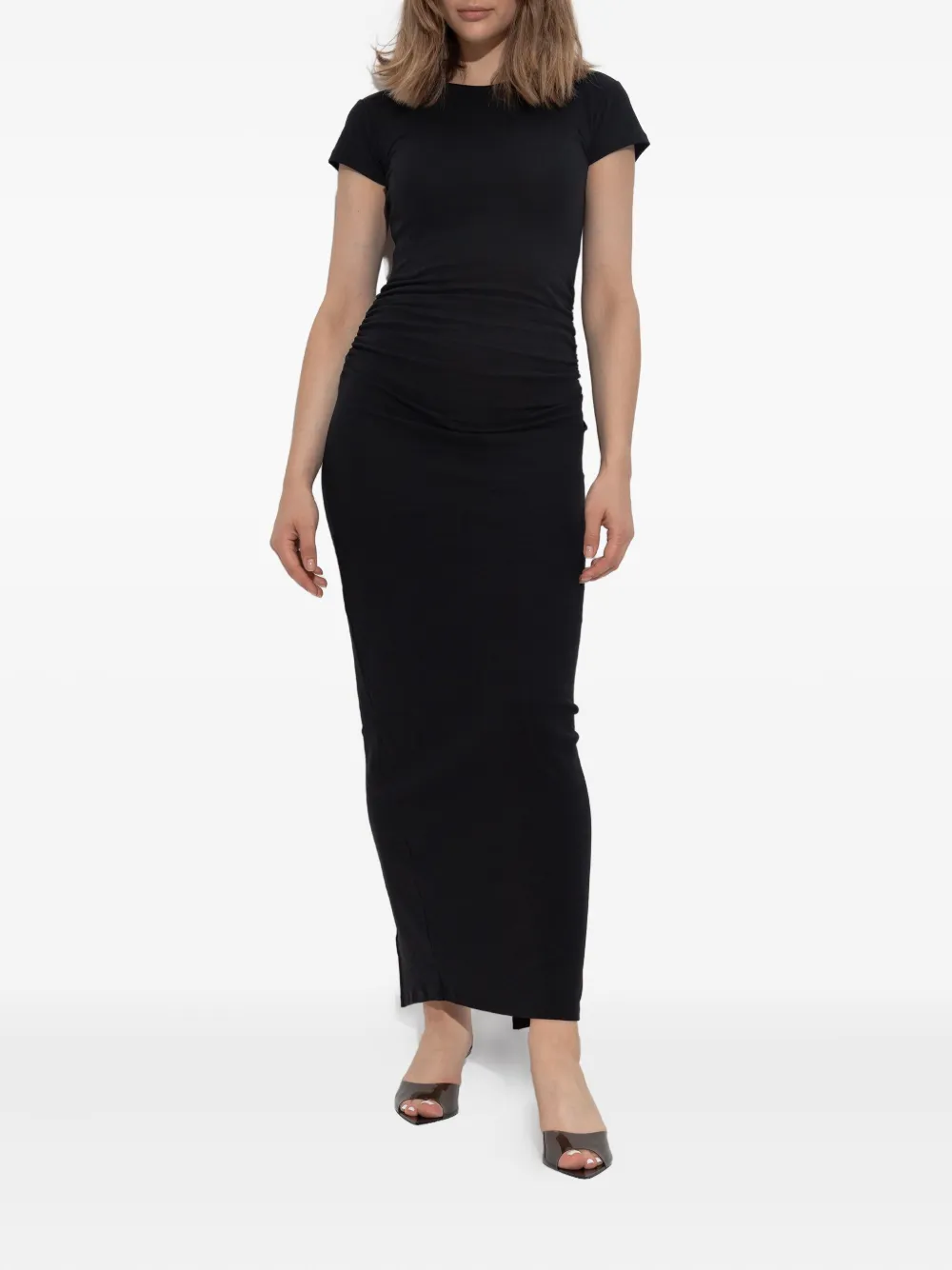 AllSaints Katarina short-sleeve dress Zwart