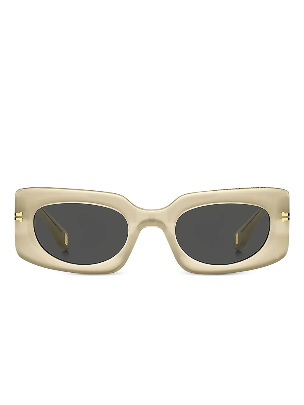 Marc Jacobs rectangle-frame sunglasses Beige