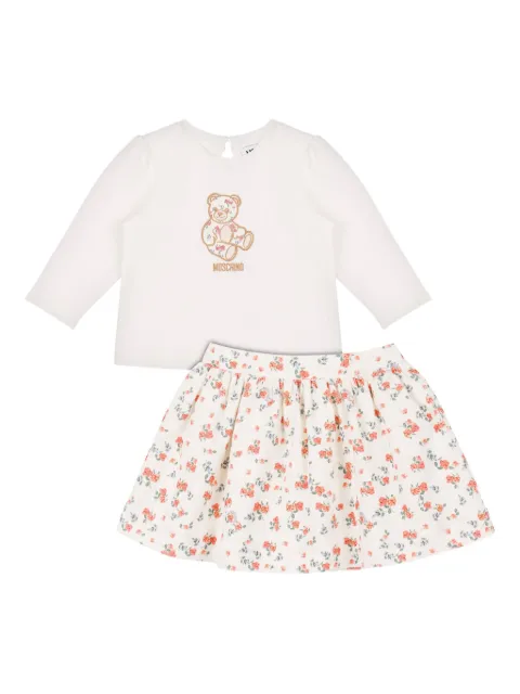 Moschino Kids floral-print skirt