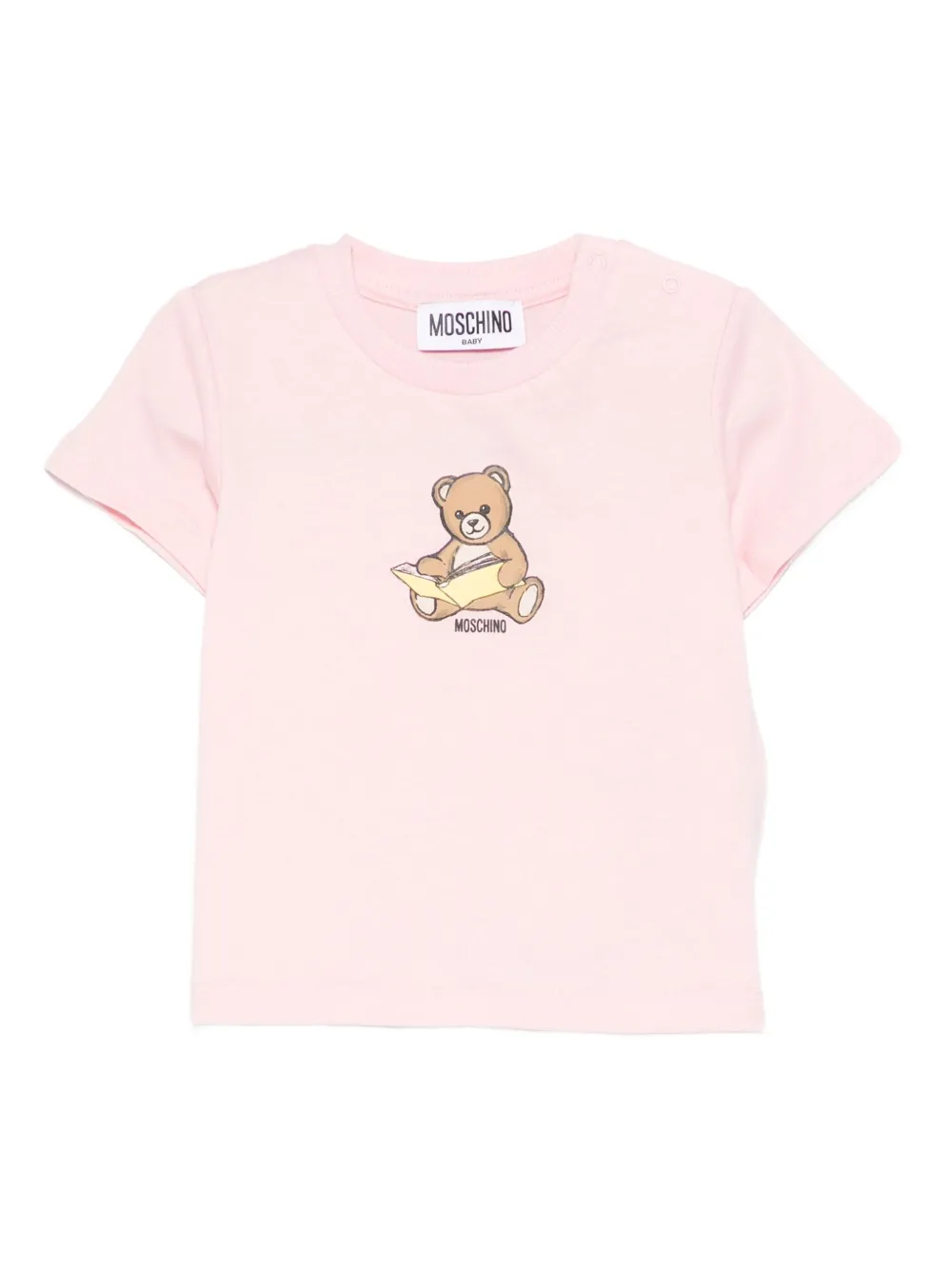 Moschino Kids Teddy Bear-print t-shirt - ピンク Moschino Kids Teddy Bear-print t-shirt - ピンク