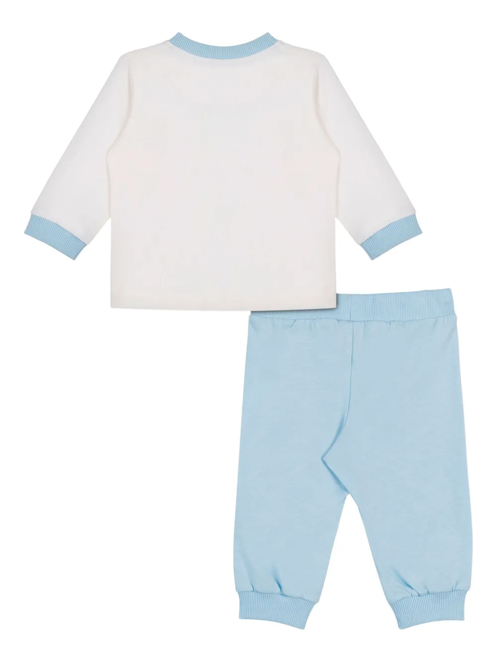Moschino Kids Trainingspak met print Wit