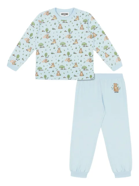 Moschino Kids cotton tracksuit