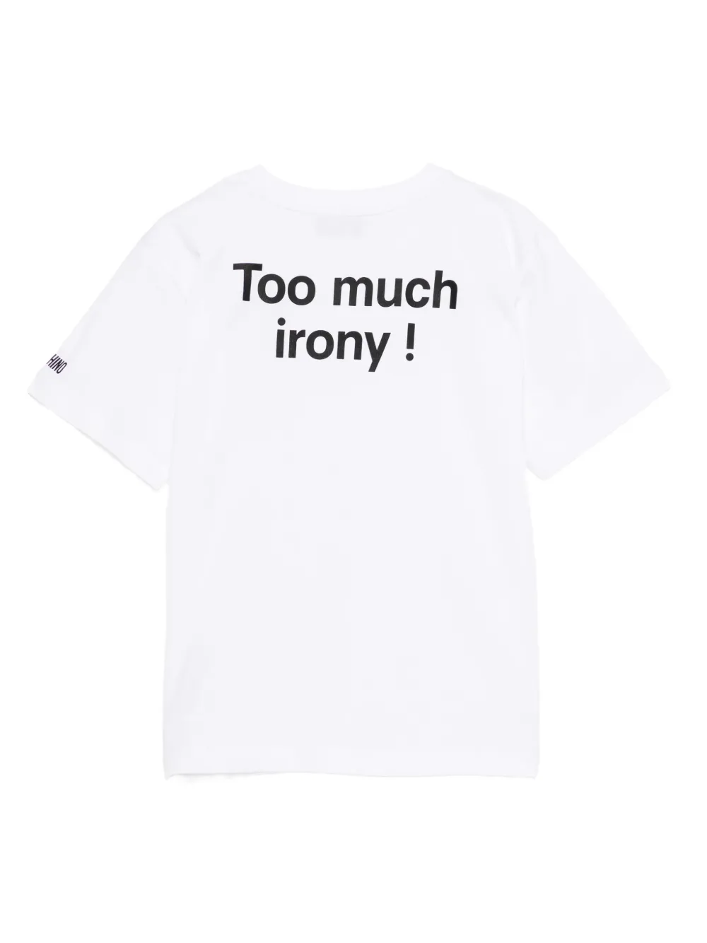 Moschino Kids Katoenen T-shirt Wit