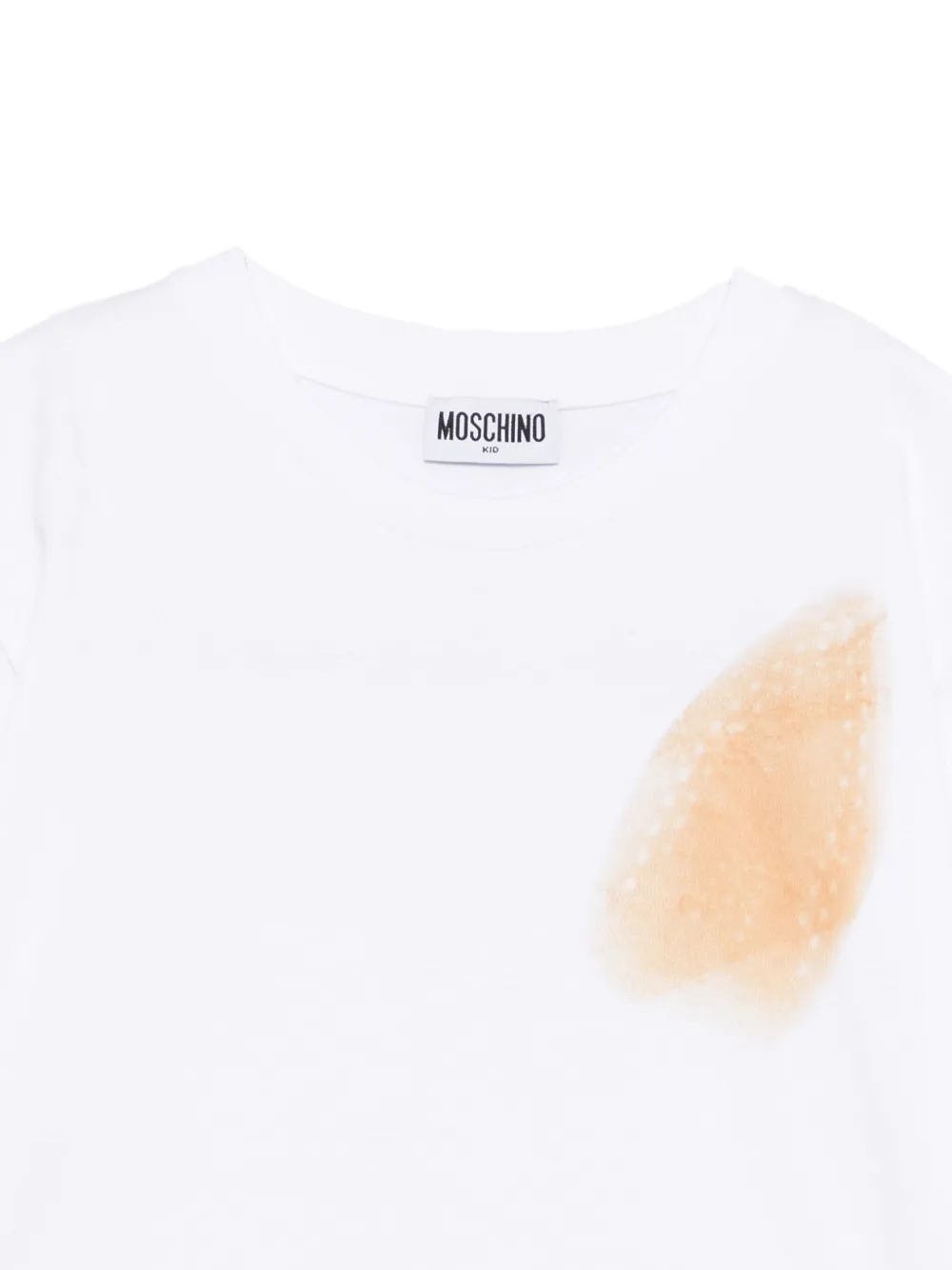 Moschino Kids Katoenen T-shirt Wit