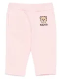 Moschino Kids Teddy Bear-print tracksuit bottoms - Pink