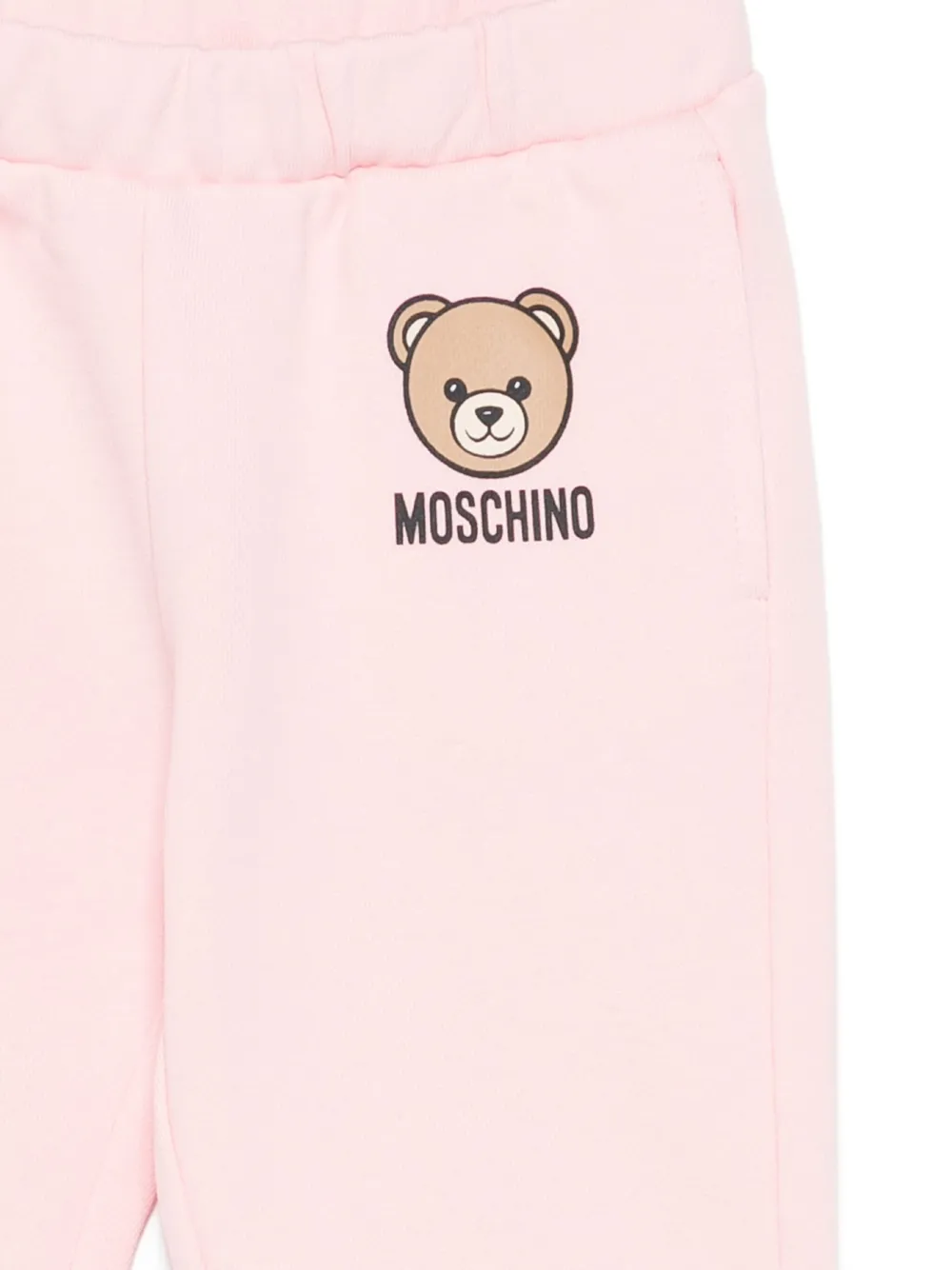 Moschino Kids Trainingsbroek met teddybeerprint Roze