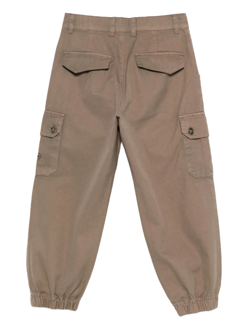 Moschino Kids embroidered-logo cargo pants | Boys Casual Trousers | Image 2