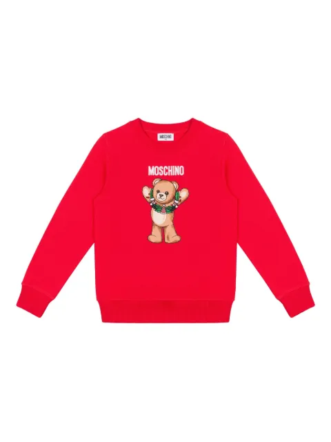 Moschino Kids bear-motif sweatshirt