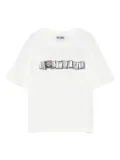 Moschino Kids Teddy Bear-logo T-shirt - White