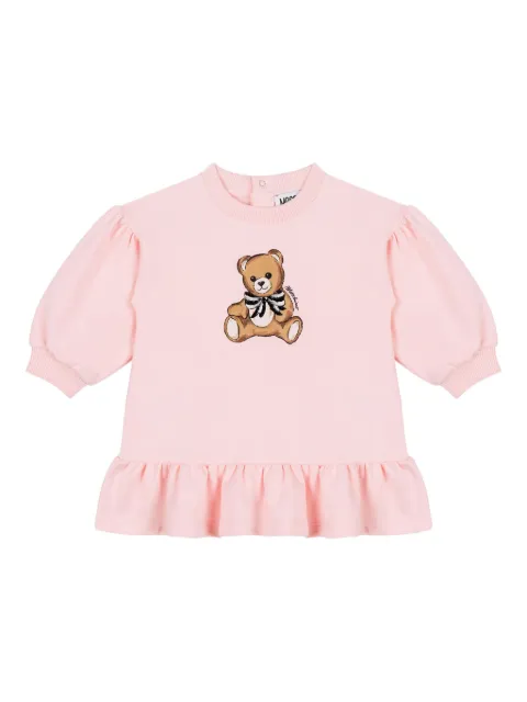Moschino Kids فستان بطبعة تيدي جرافيك