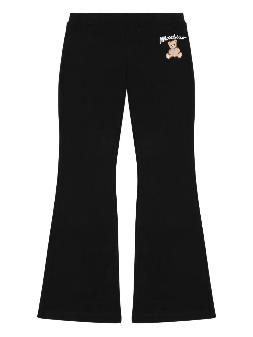 Moschino Kids Legging met logoprint Zwart
