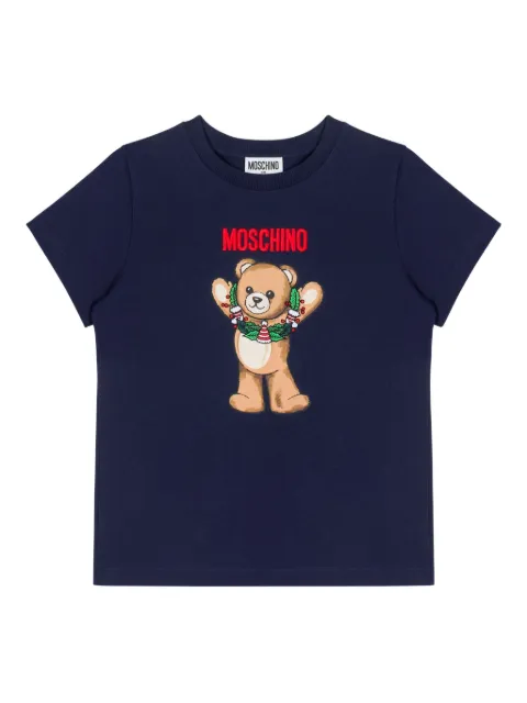 Moschino Kids teddy bear-print T-shirt
