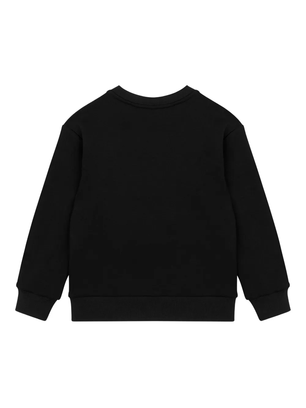 Moschino Kids Sweater met grafische beer 60100 nero