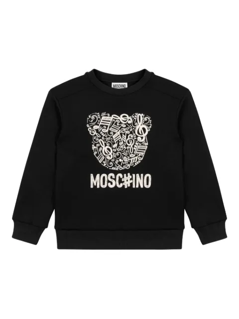 Moschino Kids graphic bear sweatshirt