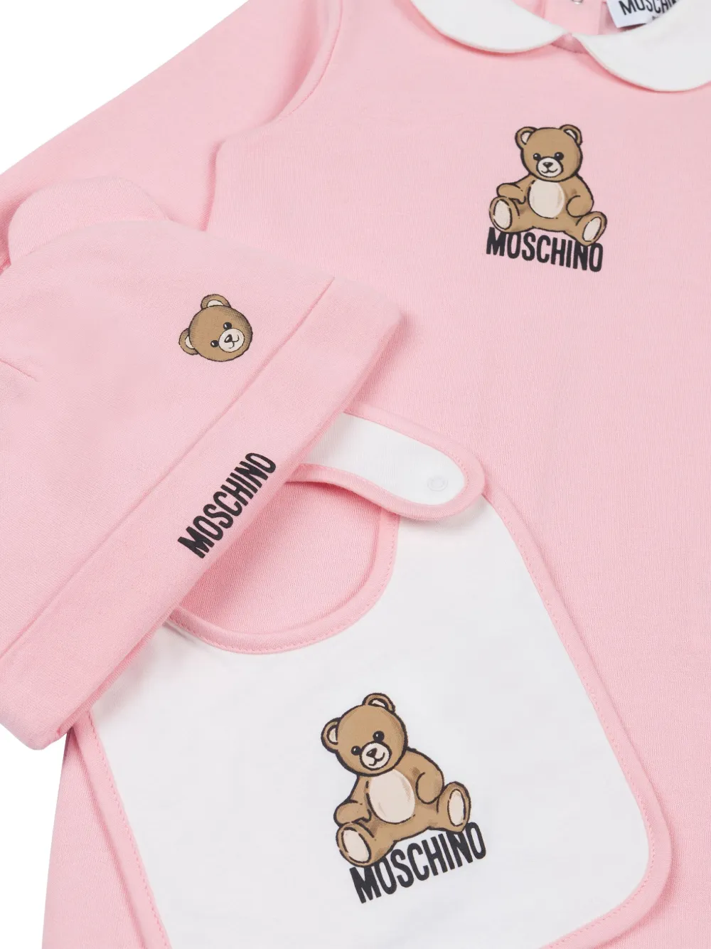 Moschino Kids Babypakje met beerprint Roze