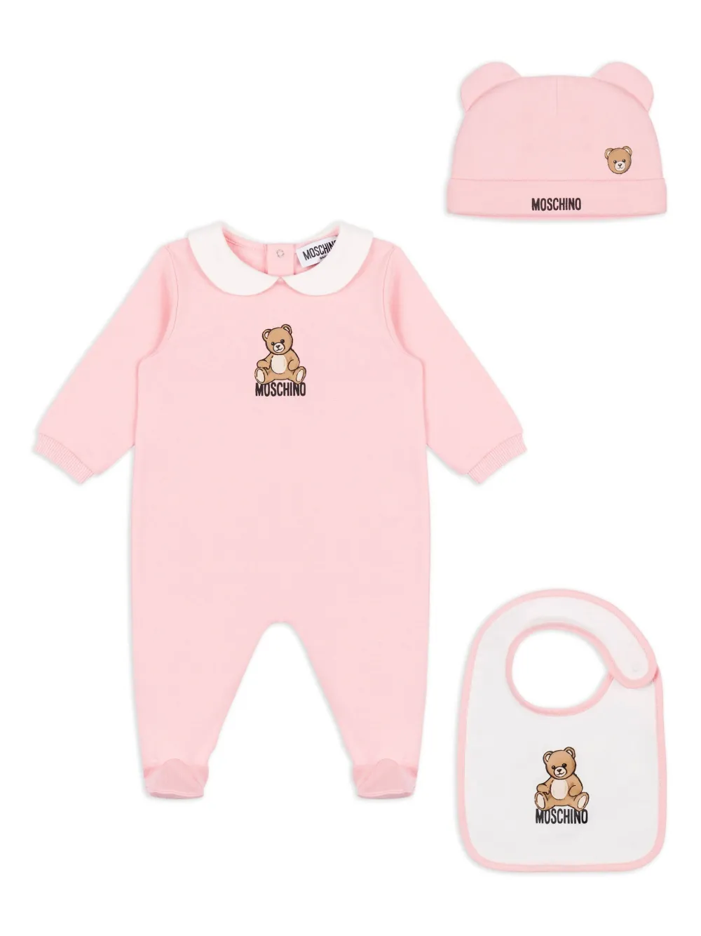 Moschino Kids Babypakje met beerprint Roze