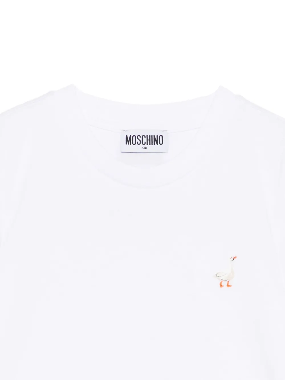 Moschino Kids Katoenen T-shirt Wit