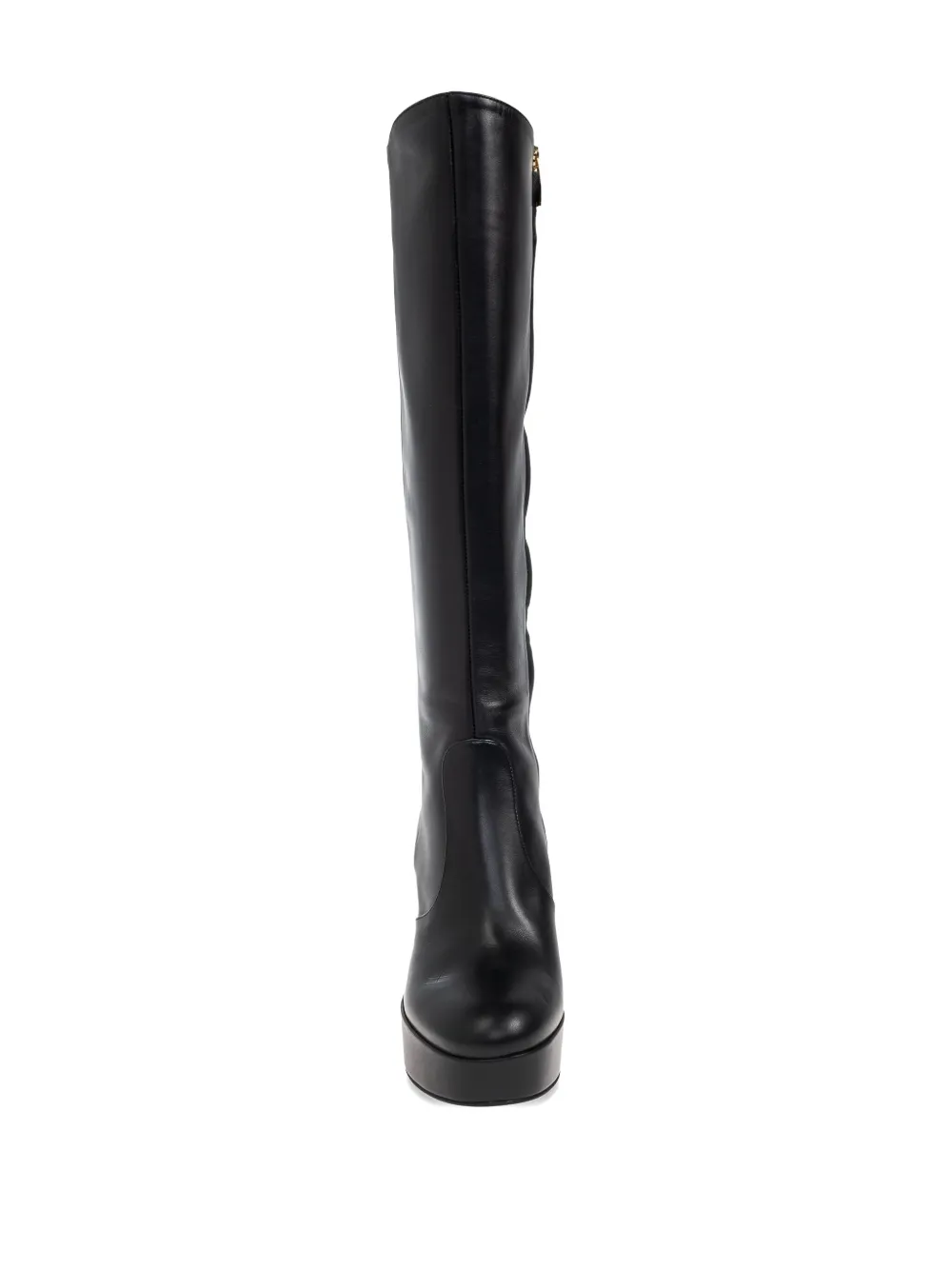 Gianvito Rossi 110mm leather heeled boots Black
