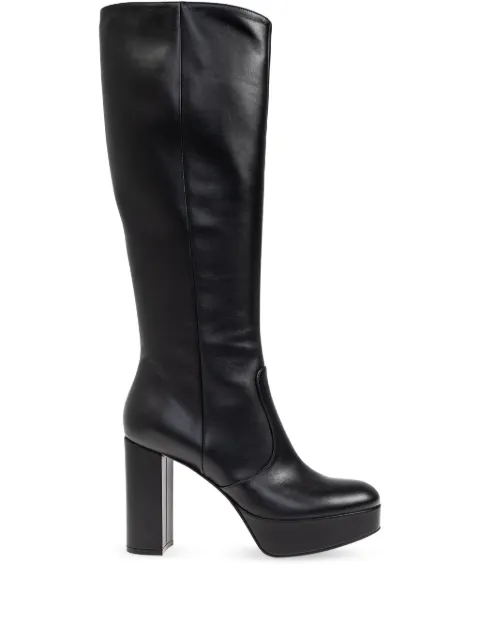 Gianvito Rossi 110mm leather heeled boots 