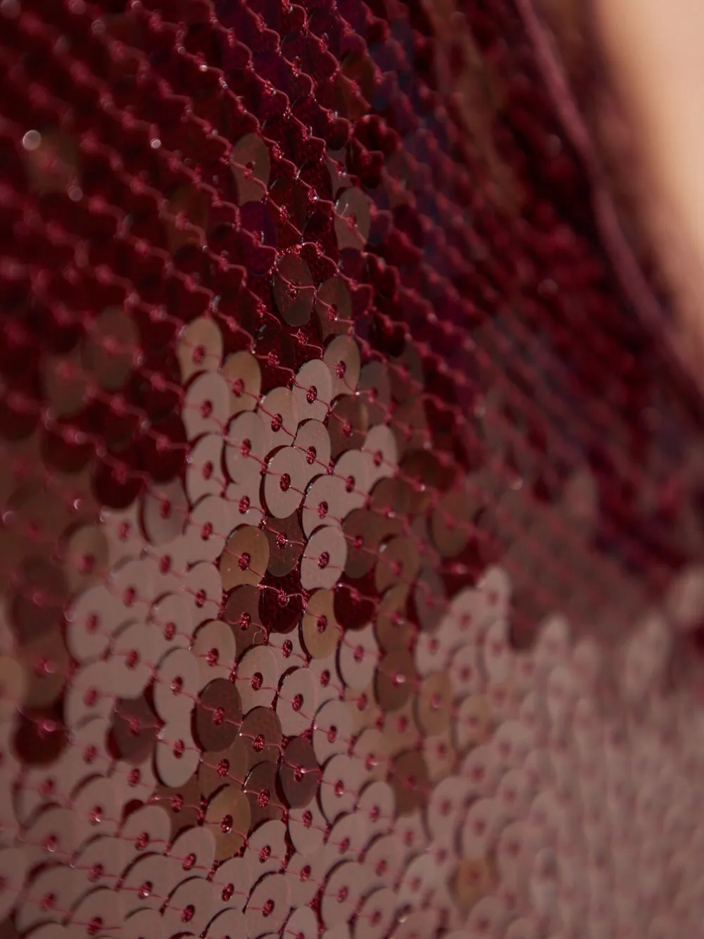 Oséree sequinned wrap skirt Rood