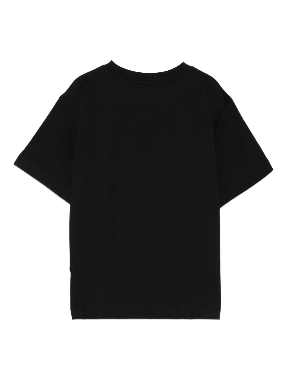 Moschino Kids Laurel Wreath T-shirt met logo Zwart