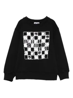MM6 リバース　ロゴ　セーター MM6 Maison Margiela Kids ナンバーモチーフ セーター | ブラック