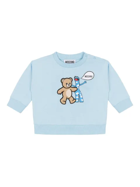 Moschino Kids bear-print sweatshirt