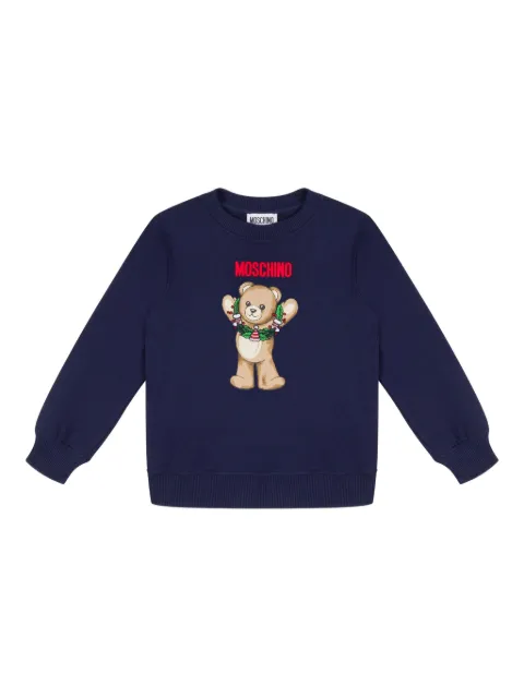 Moschino Kids teddy-print sweatshirt