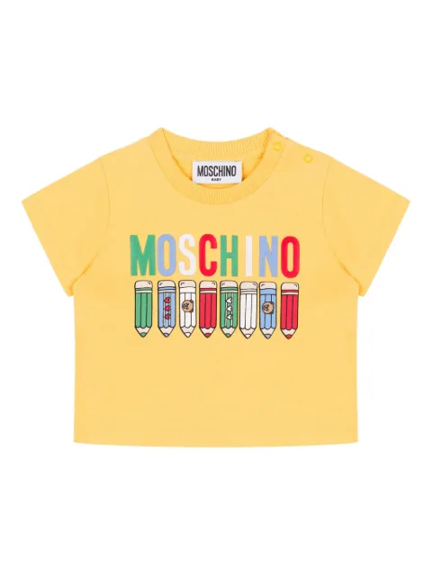 Moschino Kids graphic-print short-sleeve t-shirt
