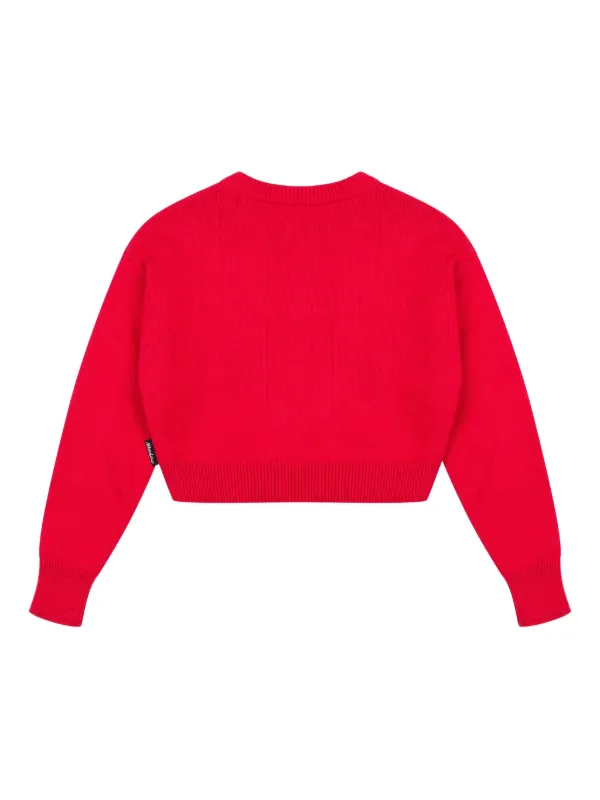 Moschino Kids ベアモチーフ セーター | レッド | FARFETCH JP