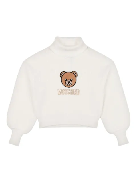 Moschino Kids Maglione con motivo Teddy Bear