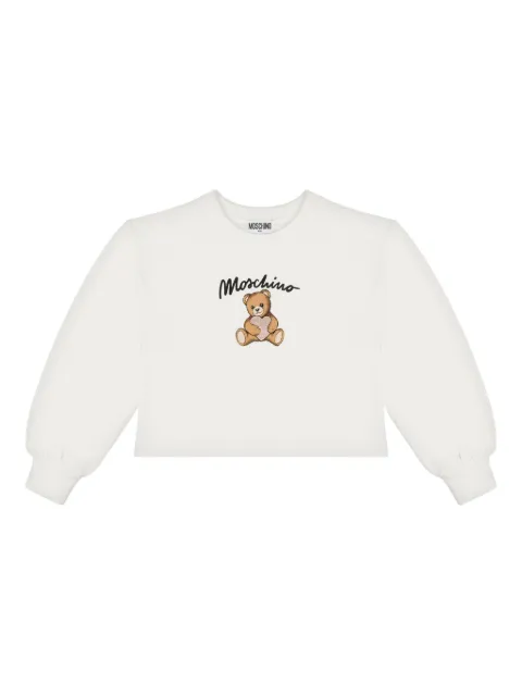 Moschino Kids sudadera con motivo Teddy Bear