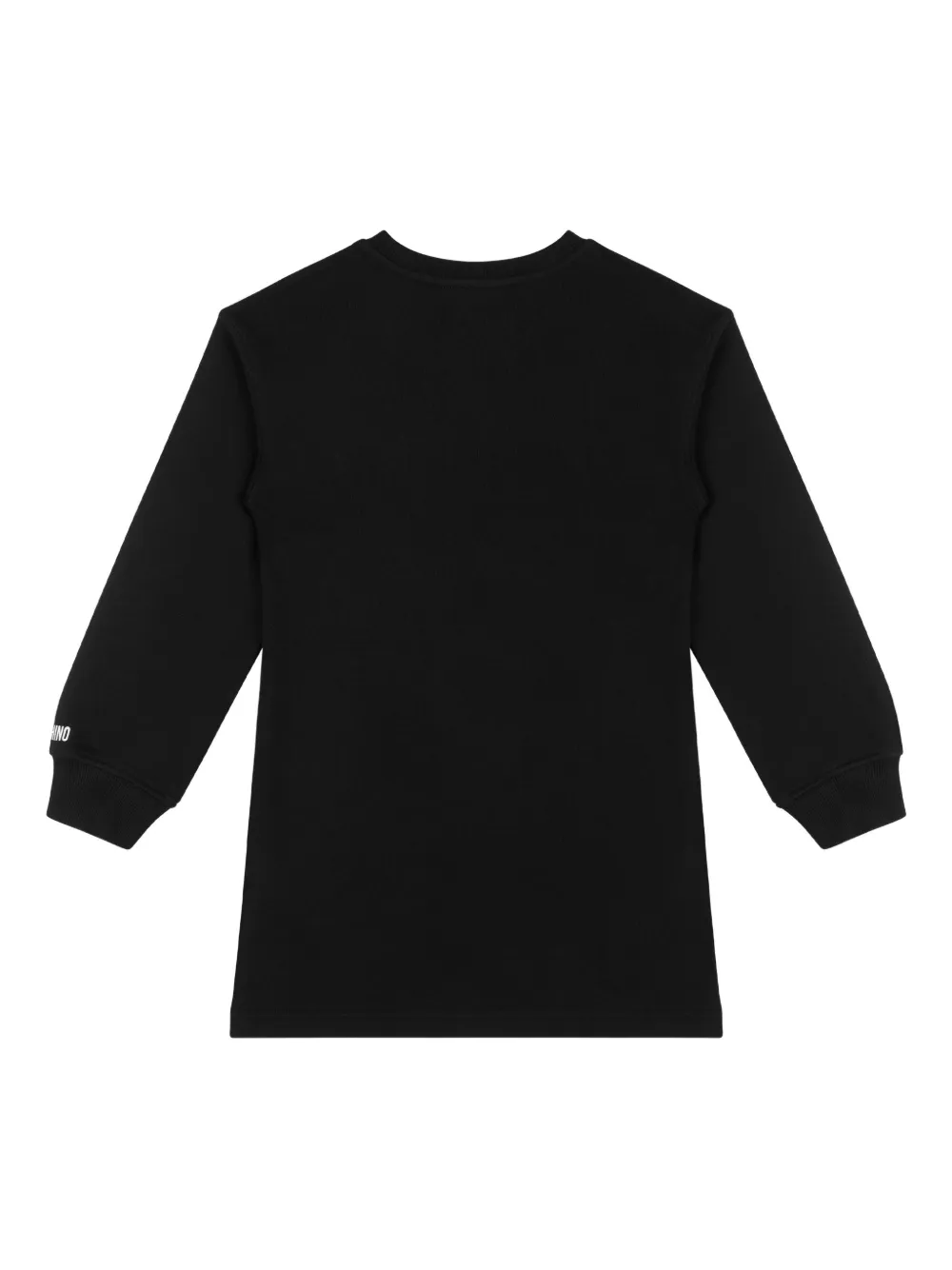 Moschino Kids Top met lange mouwen en smiley-applicatie Zwart