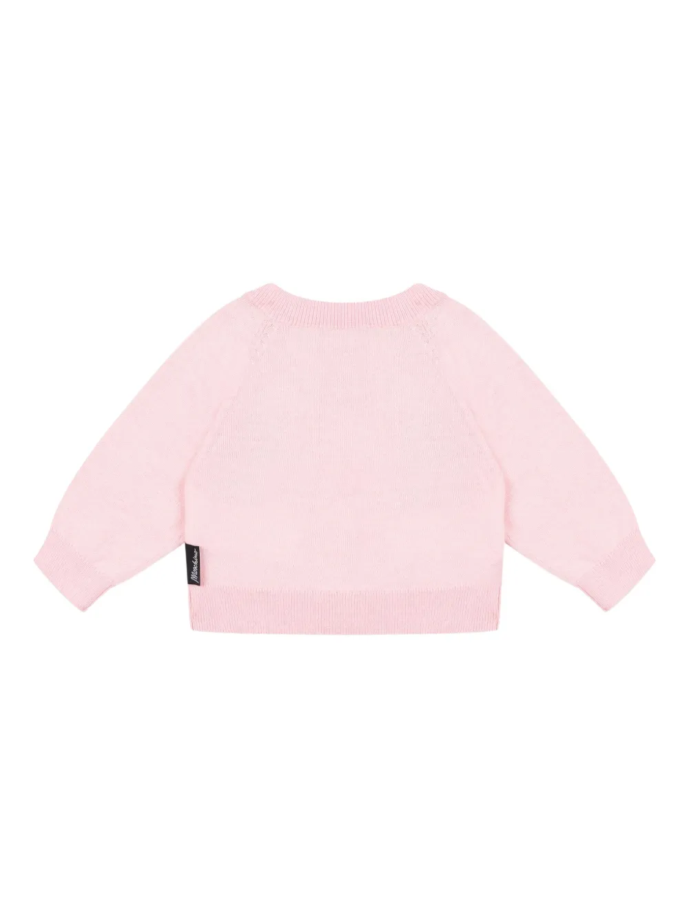 Moschino Kids Vest met geborduurde teddybeer Roze