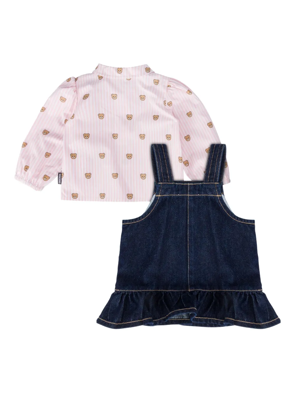 Moschino Kids Spijkerjurk - Blauw