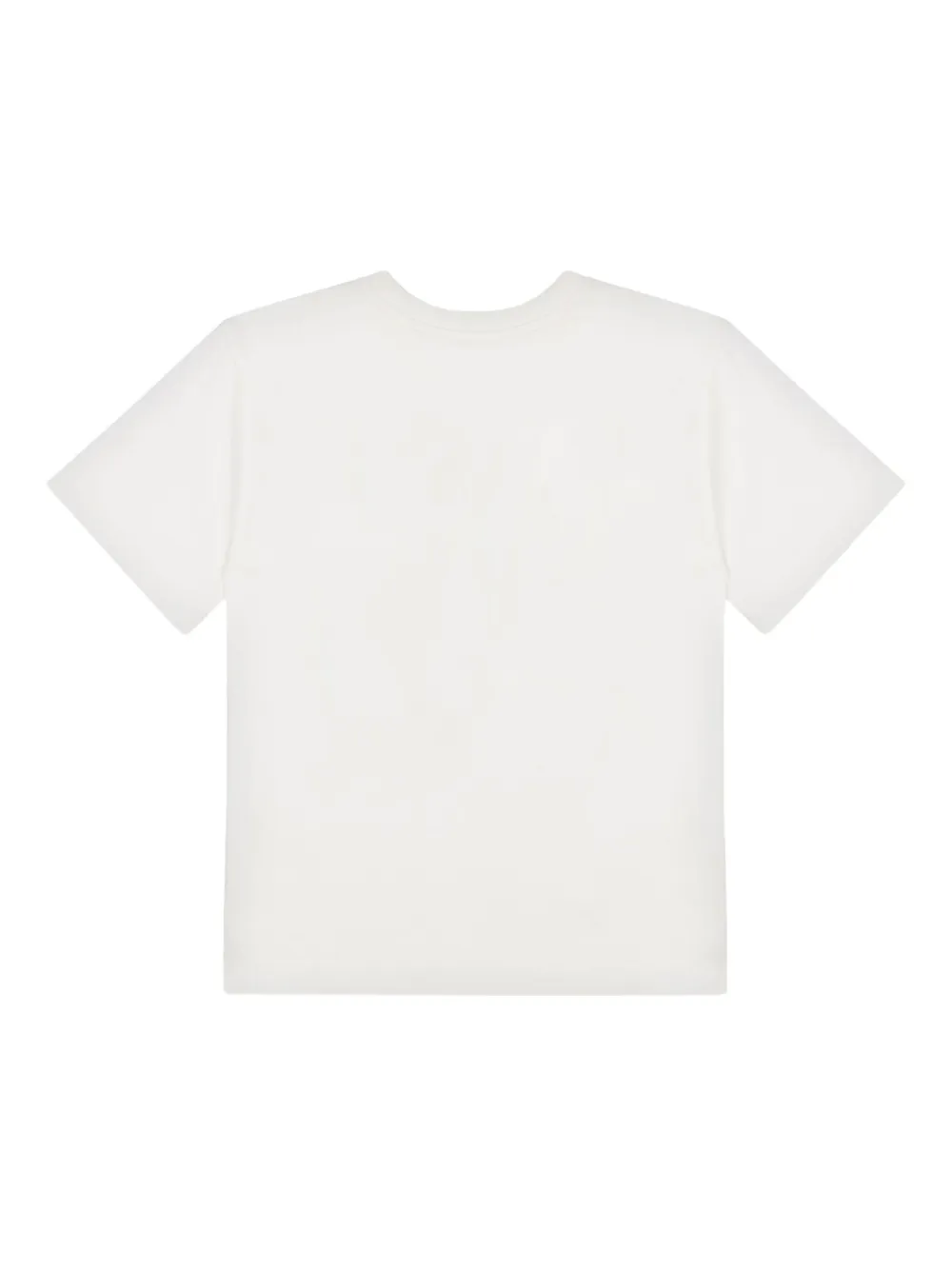 Moschino Kids Geruit T-shirt Wit