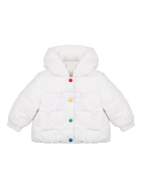 Moschino Kids quilted puffer jacket
