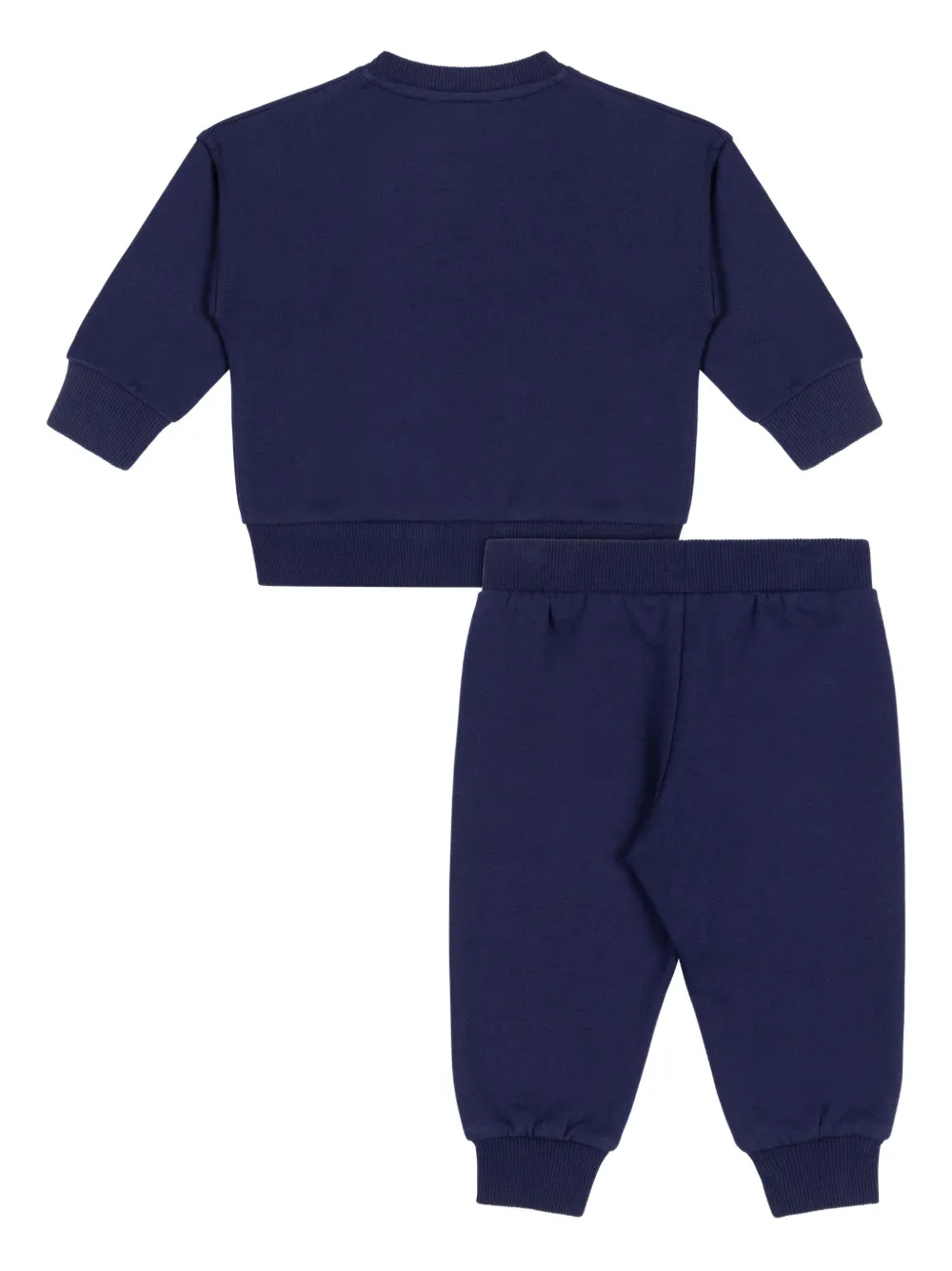Moschino Kids Trainingspak met logoprint Blauw