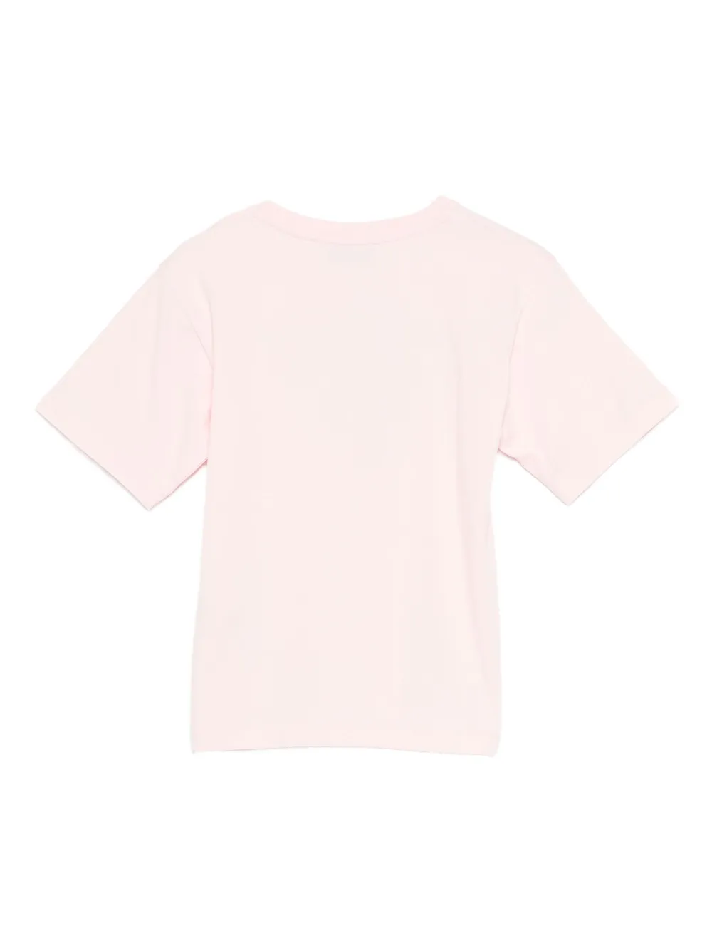 Moschino Kids T-shirt met hartstrik Roze