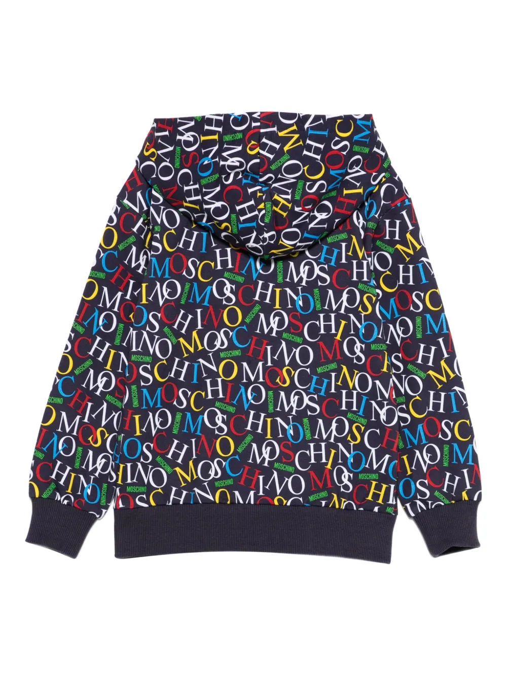 Moschino Kids logo-print zip-up hoodie | Girls Hoodies & Sweatshirts | Image 2