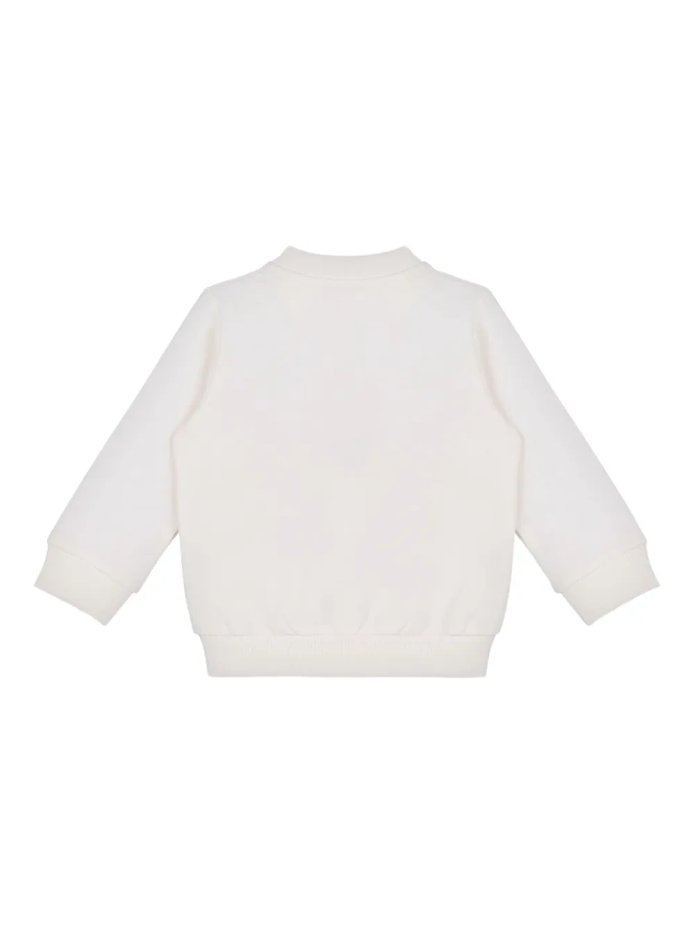 Moschino Kids Sweater met teddybeerprint Wit
