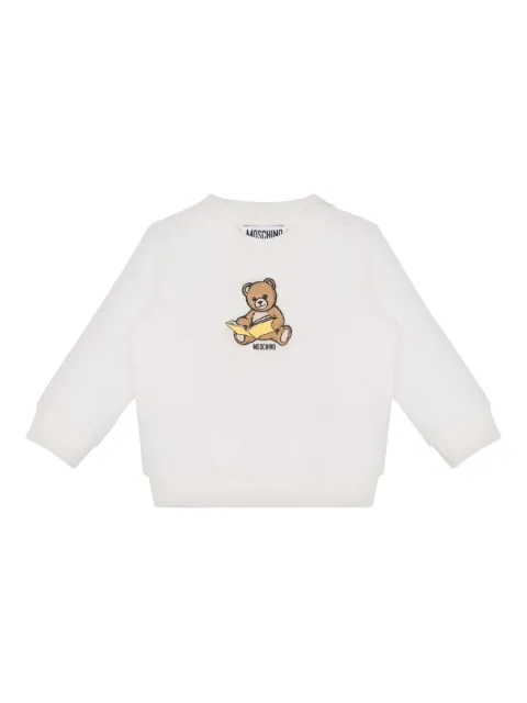 Moschino Kids bear-print sweatshirt