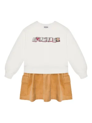MOSCHINO モスキーノ　キッズアンクルブーツ　ロゴ付き MOSCHINO モスキーノ キッズアンクルブーツ ロゴ付き