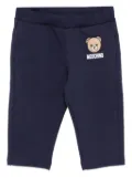 Moschino Kids Teddy Bear-print tracksuit bottoms - Blue