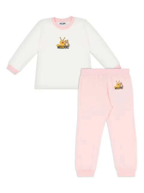 Moschino Kids teddy-print tracksuit