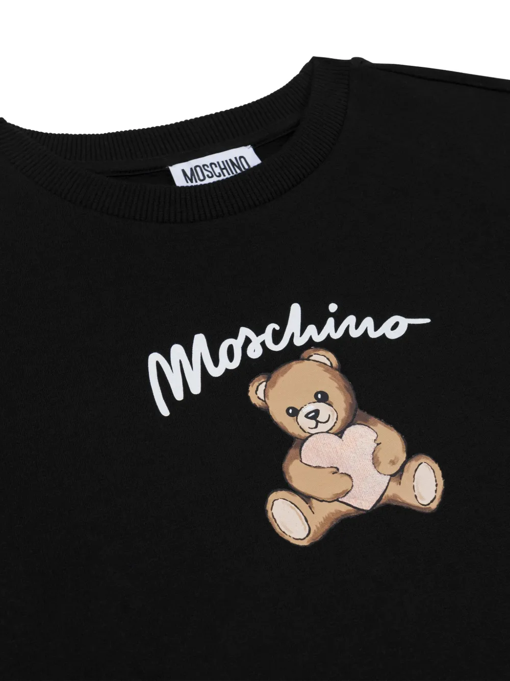Moschino Kids Trui met Teddy Bear-print Zwart