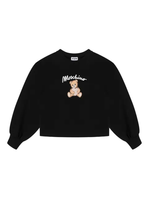 Moschino Kids teddy bear-print sweater